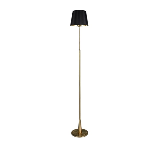 Lampa podłogowa patynowa czarny abażur z tkaniny Candellux Milonga 51-53633 Candellux Lighting