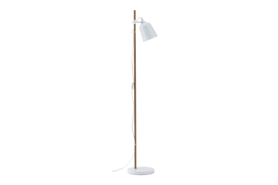 Lampa podłogowa PLISO biały, Ø25/h150, metal Konsimo