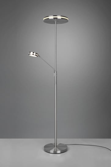 Lampa podłogowa stojąca FRANKLIN srebrny Trio 426510207 Trio