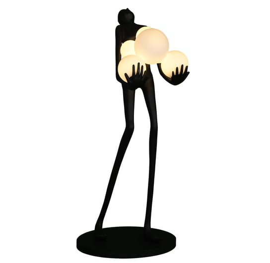 Lampa Podłogowa Woman Czarna 180 cm (F9312) - Step Into Design Step Into Design