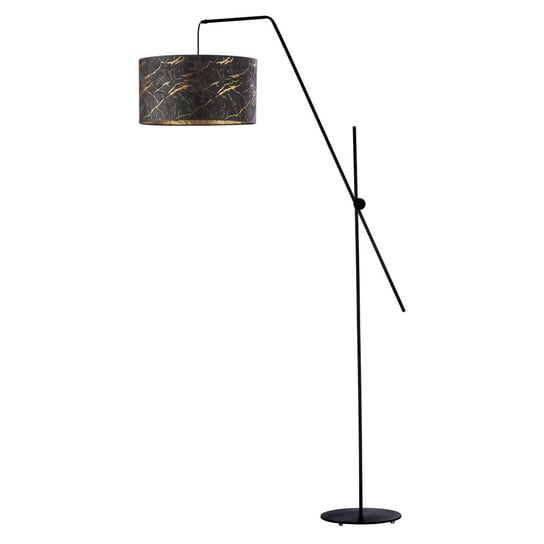 Lampa podłogowa z przegubem BILBAO MARMUR, czarny LYSNE