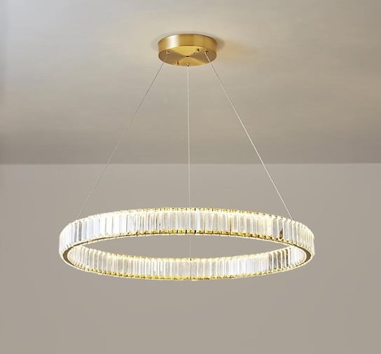 Lampa Ring Kryształki 60Cm Inna marka