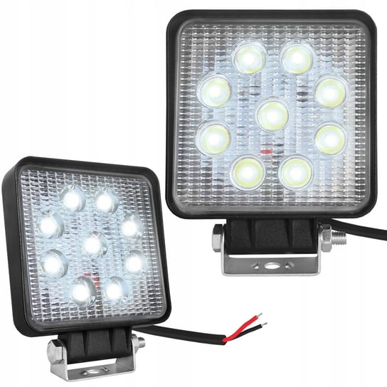 Lampa Robocza 9Xled 27W 9-60V Kwadratowa Off-Road LTC