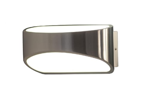 LAMPA ścienna HUGO W0053 MAXLIGHT prostokątna OPRAWA kinkiet LED 5W 3000K metalowy aluminium biały MaxLight