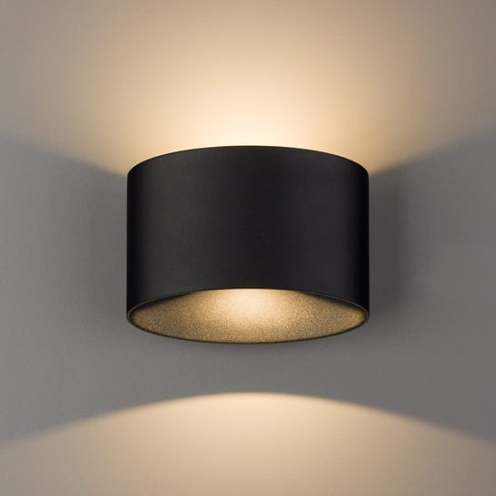 Lampa ścienna kinkiet LED Nowodvorski ELLIPSES  8182 aluminium, czarny Nowodvorski