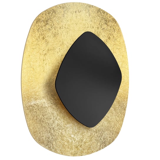 Lampa Ścienna Kinkiet Metalowy Czarno-Złoty Black Gold App1270 Toolight