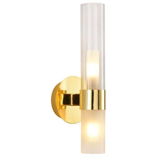 Lampa ścienna tuba Candela DN1505-1 gold Step szklana złota Step Into Design