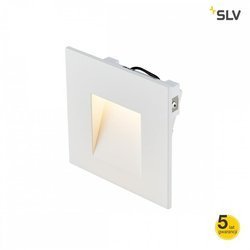 Lampa ścienna wewnętrzna do wbudowania MOBALA 1,3W 14lm 3000K kwadratowa biały Spotline SLV