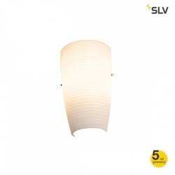 Lampa ścienna wewnętrzna PURISA E27 półokragły biały Spotline SLV