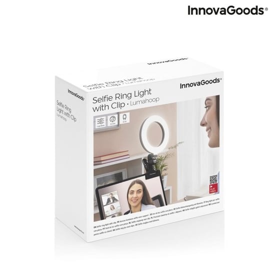Lampa Selfie Hoop Lumahoop Z Zaciskiem Podtrzymującym InnovaGoods
