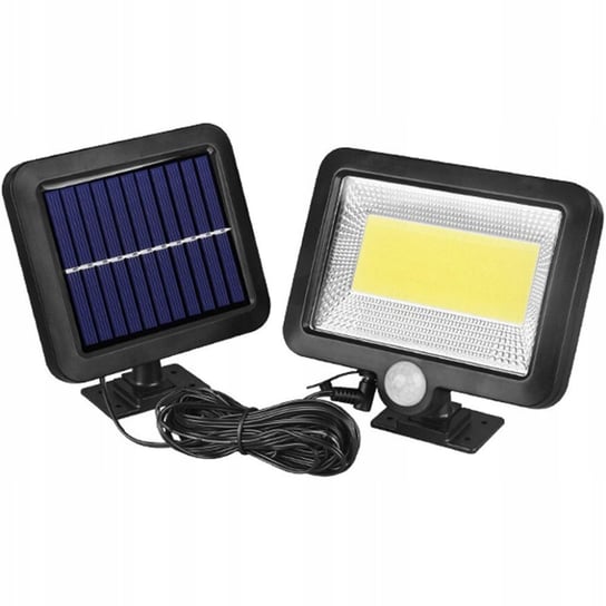 Lampa Solarna Czujnik Ruchu Osobny Panel 100 Led Bg-1828A DexXer