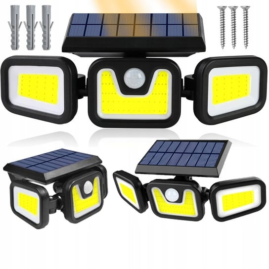 LAMPA SOLARNA LED 3w1 ZEWNĘTRZNA ULICZNA OGRODOWA CZUJNIK ZMIERZCHU I RUCHU ARSA GO