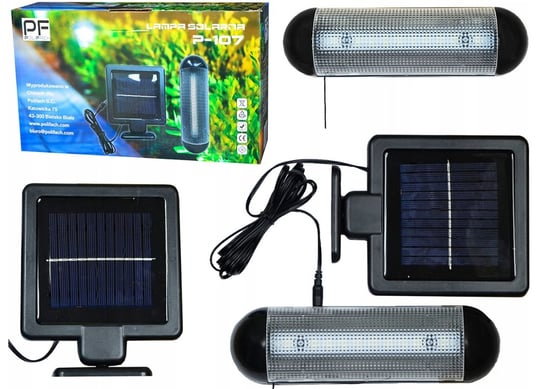 Lampa Solarna Led Kinkiet Do Ogrodu 10 Led Kabel Inna marka