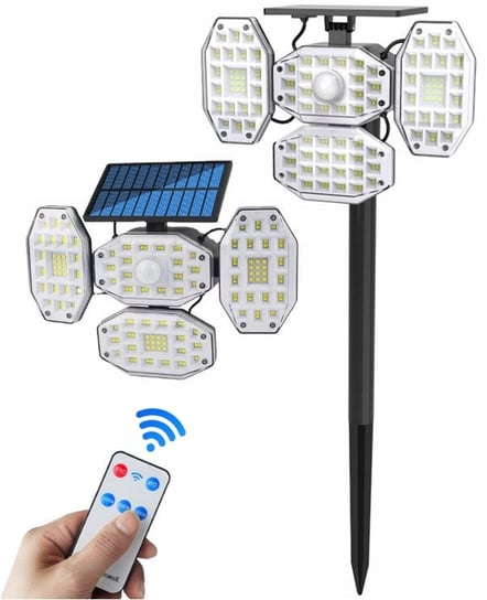 LAMPA SOLARNA LED Słupek CZUJNIK Ruchu Zmierzchu Inna marka