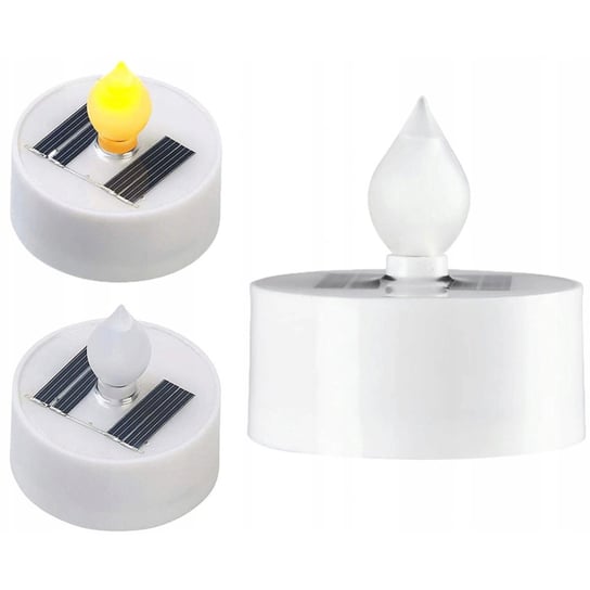 Lampa Solarna LED Tea-Light Płomień Mała Świeczka NNLED