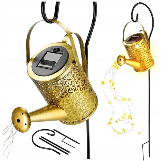 Lampa Solarna Ogrodowa Konewka Z Czujnikiem Zmierzchu Szczelna LED IP44 Inna marka