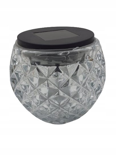 Lampa solarna szklana kula led ogrodowa 10 cm 591 Inna marka
