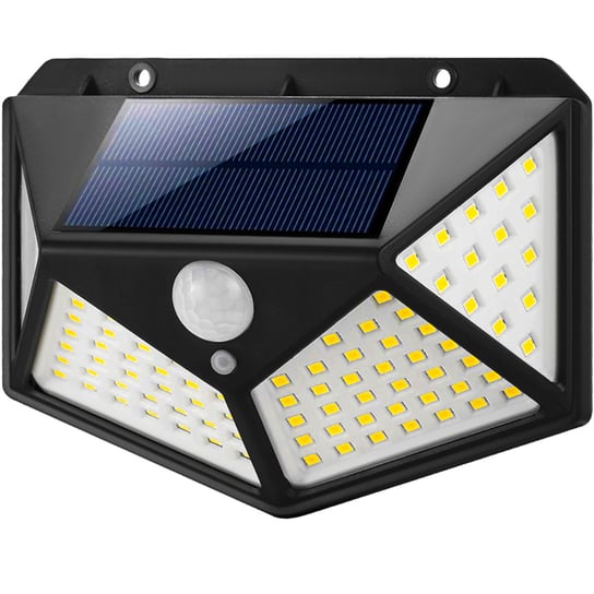 Lampa Solarna z Czujnikiem Ruchu Zmierzchu 100 LED IZOXIS Izoxis