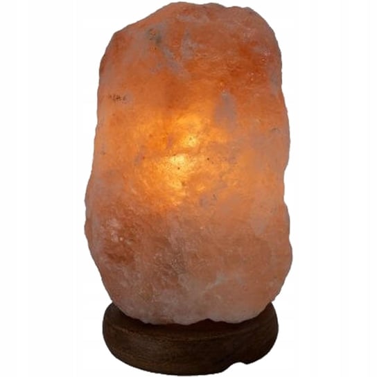 Lampa SOLNA na podstawie z Drewna Sól Himalajska 1,7-2,5 kg NNLED