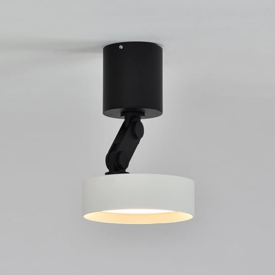 Lampa spot led LUXON o mocy 12W w kolorze czarno-białym z barwą światła 3000K MCODO