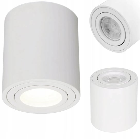 Lampa Spot Reflektor Plafon Metal Biały Gu10 322117A Toolight