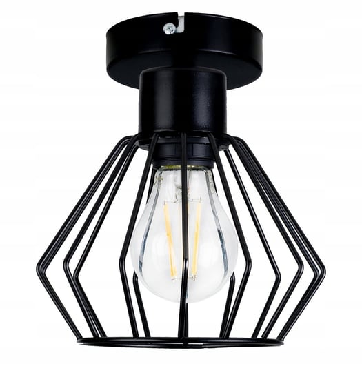 LAMPA stała sufitowa plafon Loft klosz drut na E27 LED-ONE