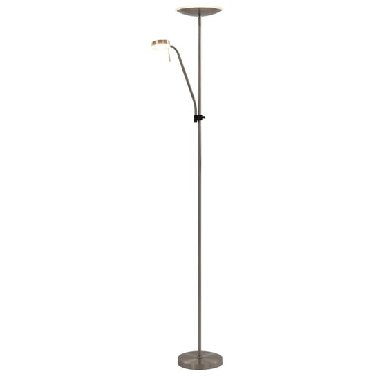 Lampa stojąca, 16 W, srebrna, 180 cm vidaXL