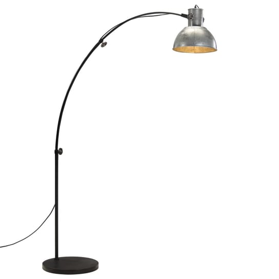 Lampa stojąca, 25 W, srebro vintage, 150 cm, E27 VMP