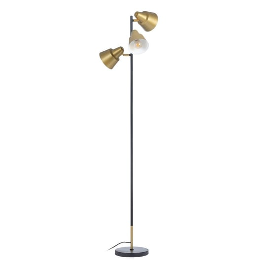Lampa Stojąca 30 x 30 x 155 cm Czarny Złoty Metal Inna marka