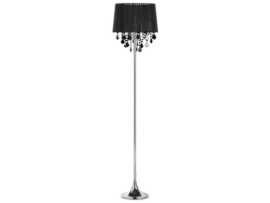 Lampa stojaca BELIANI Evans, E14, czarna, 170 cm Beliani