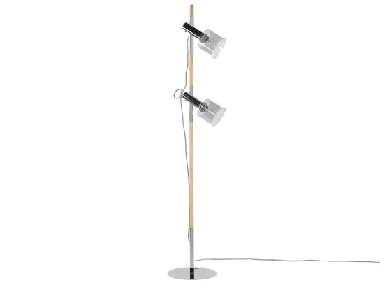 Lampa stojąca BELIANI Owens, E27, szara, 130 cm Beliani