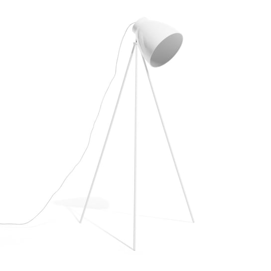 Lampa stojąca BELIANI Tamega, E27, biała, 128 cm Beliani