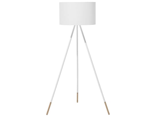Lampa stojąca BELIANI Tobol, E14, biała, 157 cm Beliani