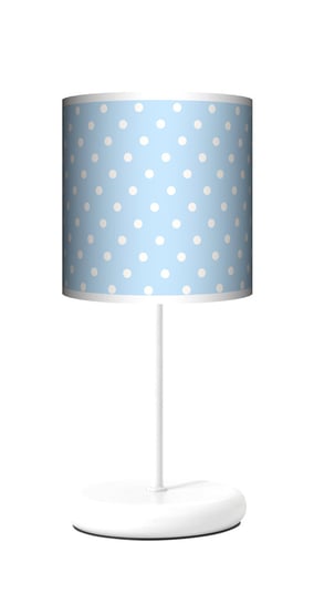 Lampa stojąca EKO nocna Błękitne kropki groszki Fotolampy Fotolampy