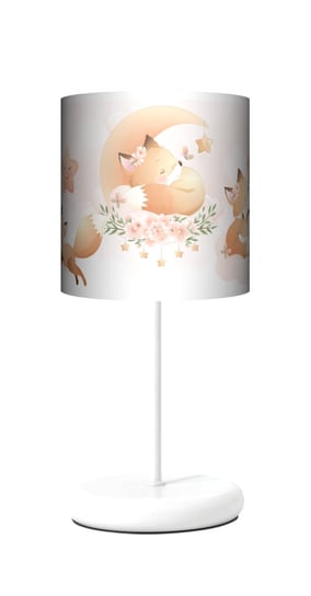 Lampa stojąca EKO Pastelove liski Fotolampy dla dzieci Fotolampy