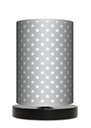 Lampa stojąca mała Gwiazdki szare - Fotolampy - dla dzieci - stołowa nocna Fotolampy