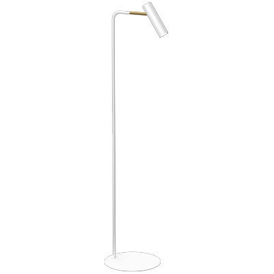 Lampa stojąca podłogowa nowoczesna tuba biała 1xGU10 8W Axion Luminex Luminex