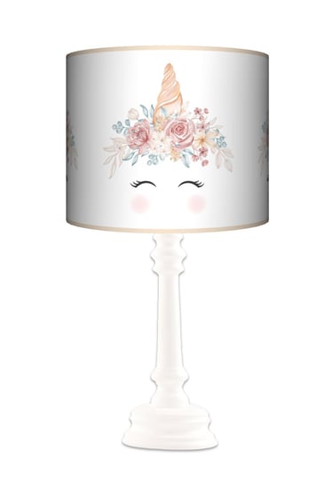 Lampa stojąca Queen Floral Unicorn Jednorożec - Fotolampy dla dzieci Fotolampy
