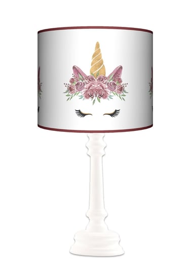 Lampa stojąca Queen Glamour Unicorn Jednorożec - Fotolampy dla dzieci Fotolampy