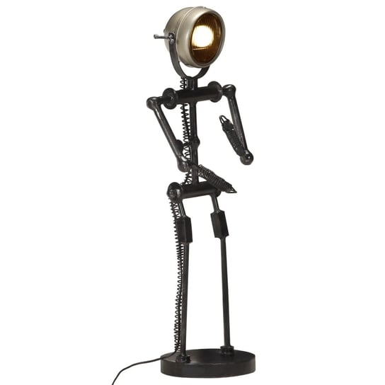 Lampa stojąca w kształcie postaci z głową z reflektora, E27 vidaXL