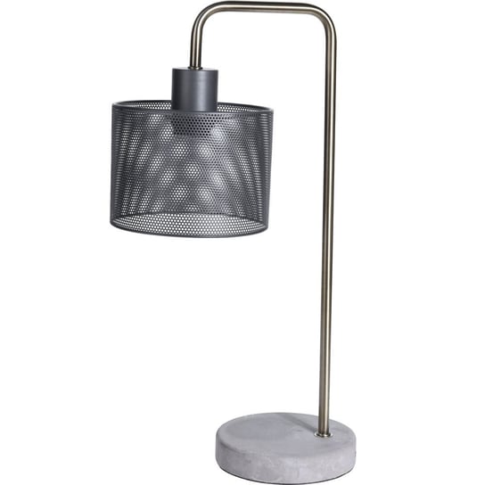 Lampa stojąca w stylu HOME STYLING COLLECTION, srebrna, E27, 15x47 cm Home Styling Collection