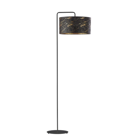 Lampa stojąca z abażurem imitującym marmur BOLIVIA MARMUR, czarny LYSNE