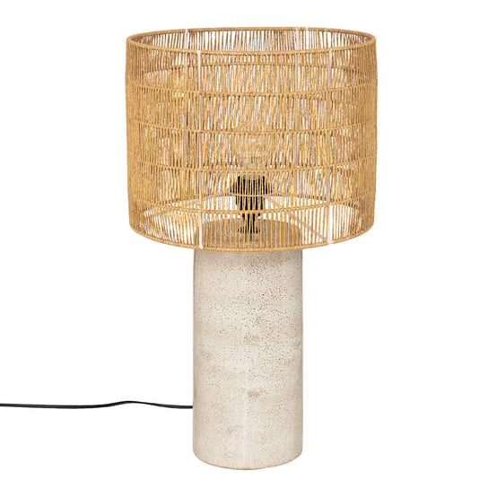 Lampa stołowa ADELI, ceramiczna podstawa, 33 cm Atmosphera