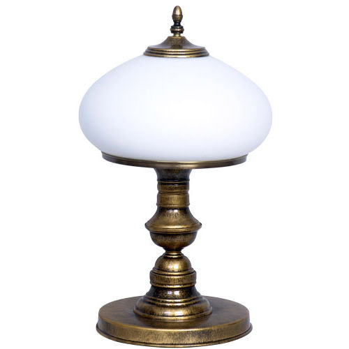 Lampa stołowa ALDEX Patyna VIII 493B, E27, biała Aldex