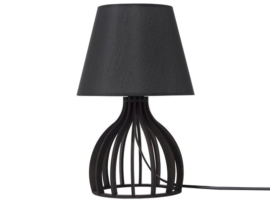 Lampa stołowa BELIANI Agueda, E14, czarna, 36 cm Beliani
