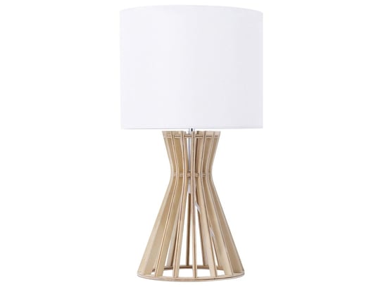 Lampa stołowa BELIANI Carrion, E14, biała, 37 cm Beliani