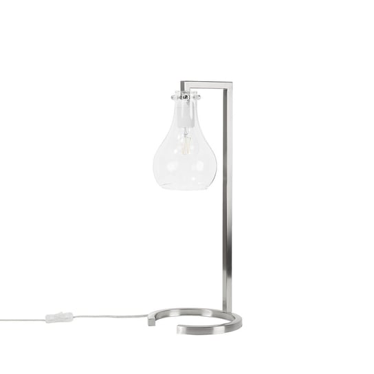 Lampa stołowa BELIANI Goulburn, E27, srebrna, 14x21x54 cm Beliani