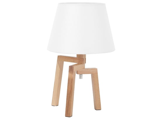 Lampa stołowa BELIANI Nalon, E27, biała, 42 cm Beliani