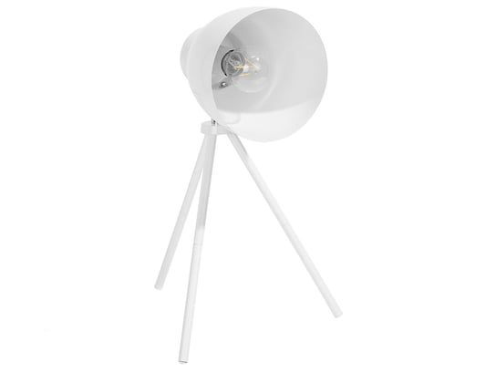 Lampa stołowa BELIANI Tamega, E27, biała, 43 cm Beliani