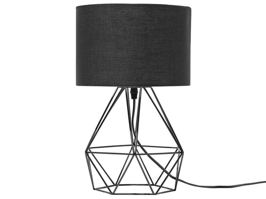 Lampa stołowa BELIANI Teton, E27, czarna, 35 cm Beliani